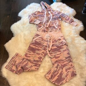 Juicy Couture Pink Camo Track Suit